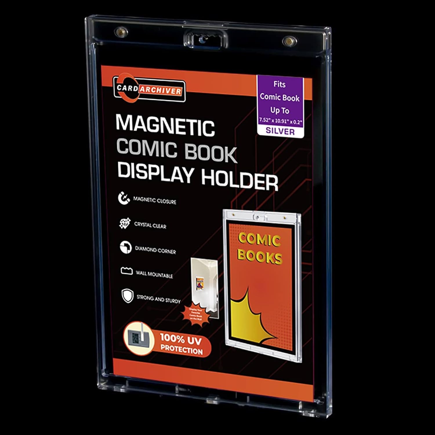 Comic Book Acrylic Slab Display Case - Magnetic Showcase
