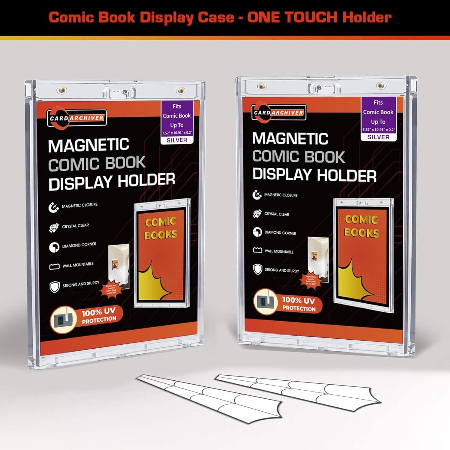 Comic Book Acrylic Slab Display Case - Magnetic Showcase