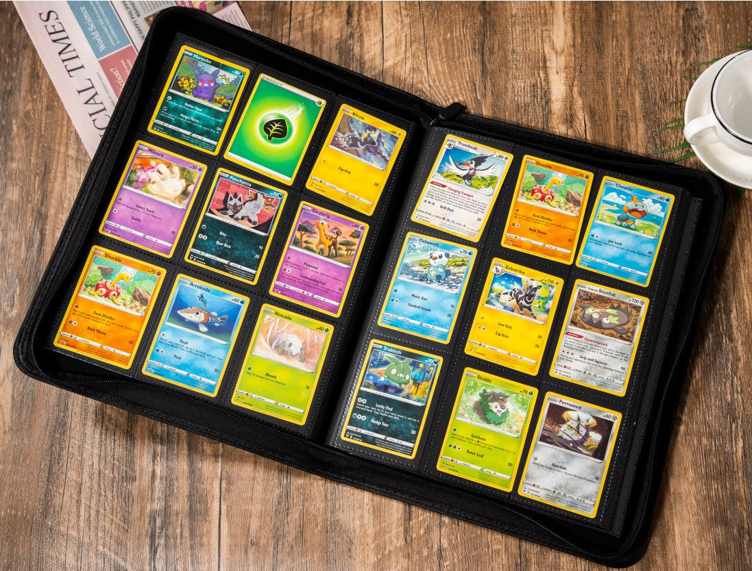 9 Pocket Waterproof Trading Card Binders for 360 Cards