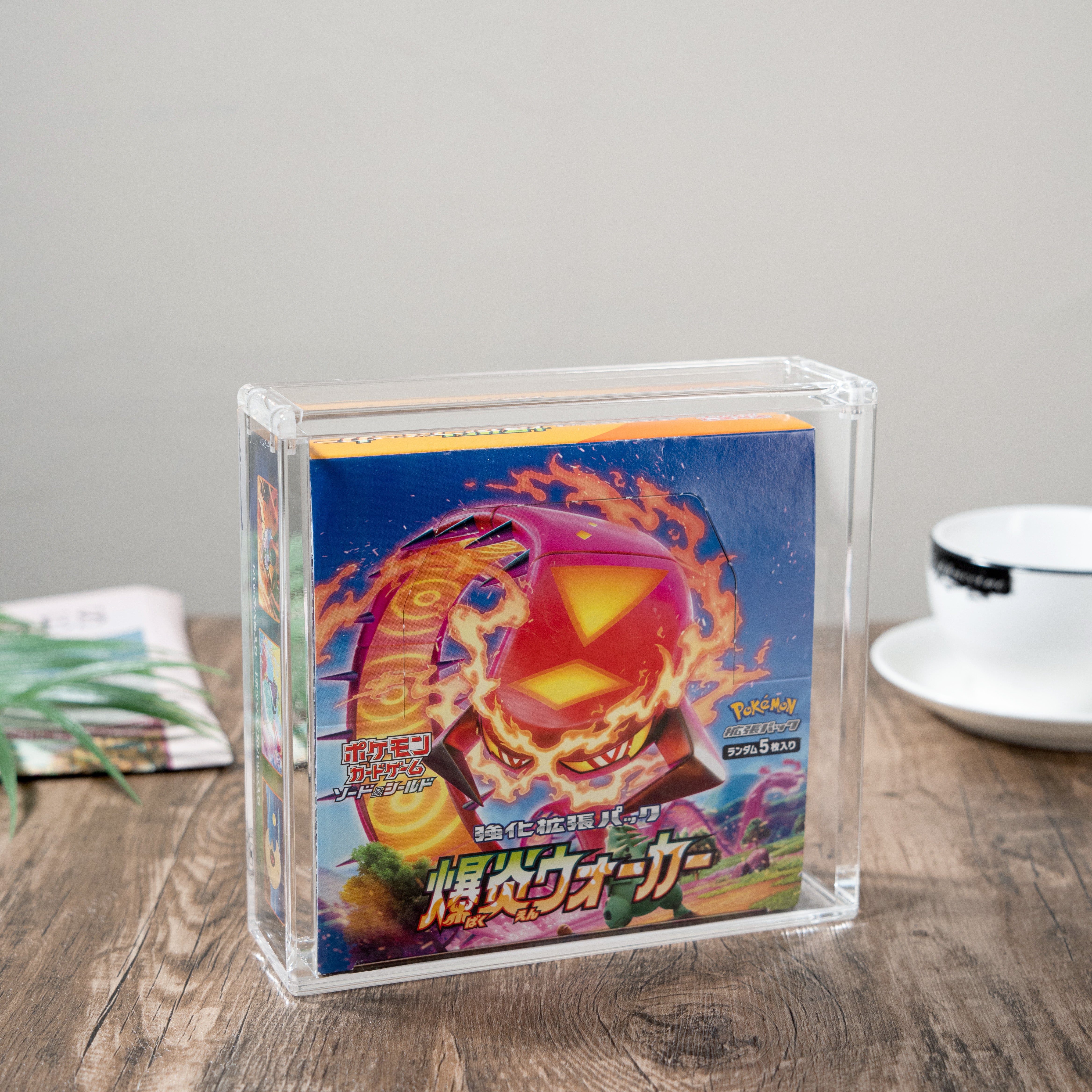 Acrylic Display Case for Japanese Booster Box with Easy Magnetic Lid