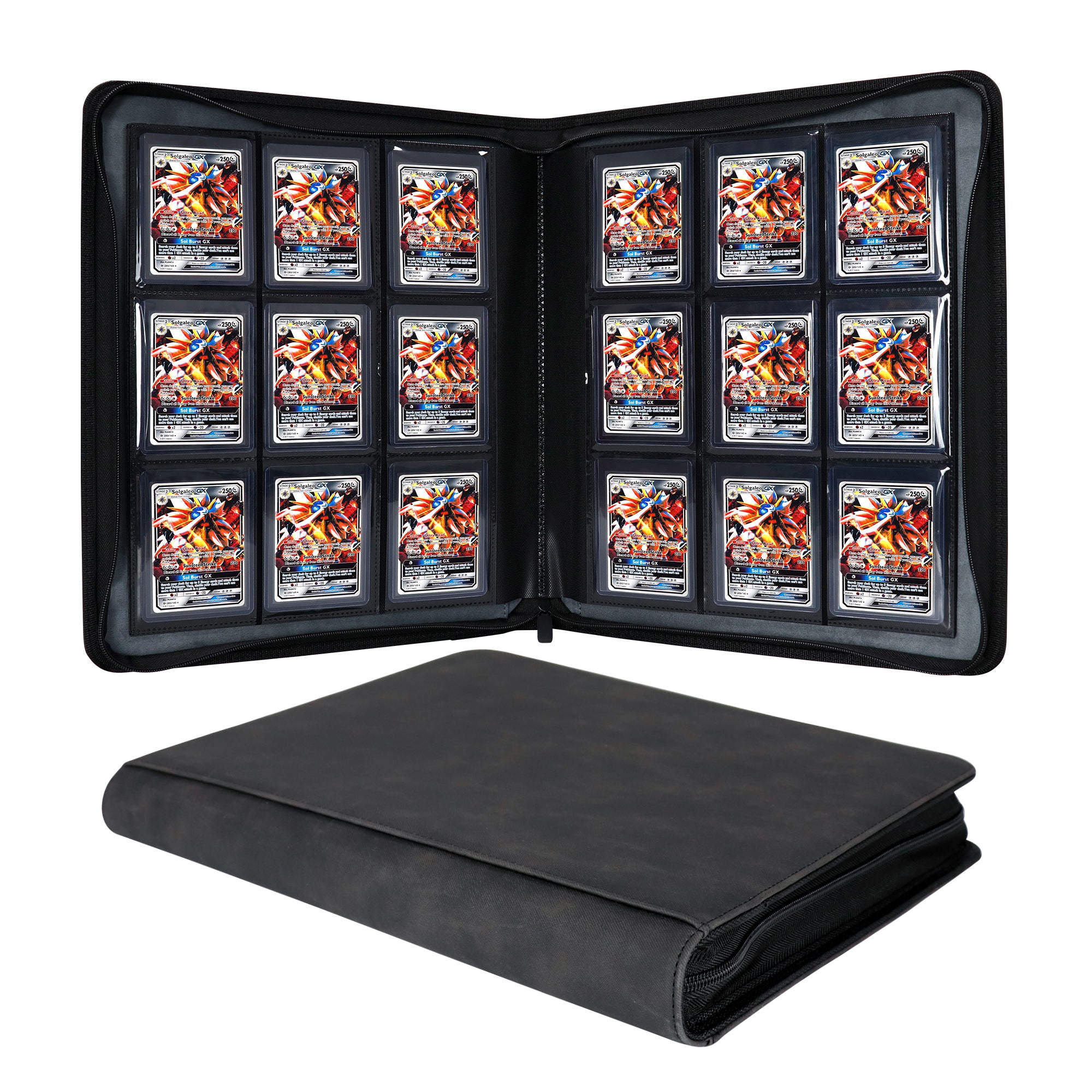 9 Pocket Double Sided trading card holder Binder