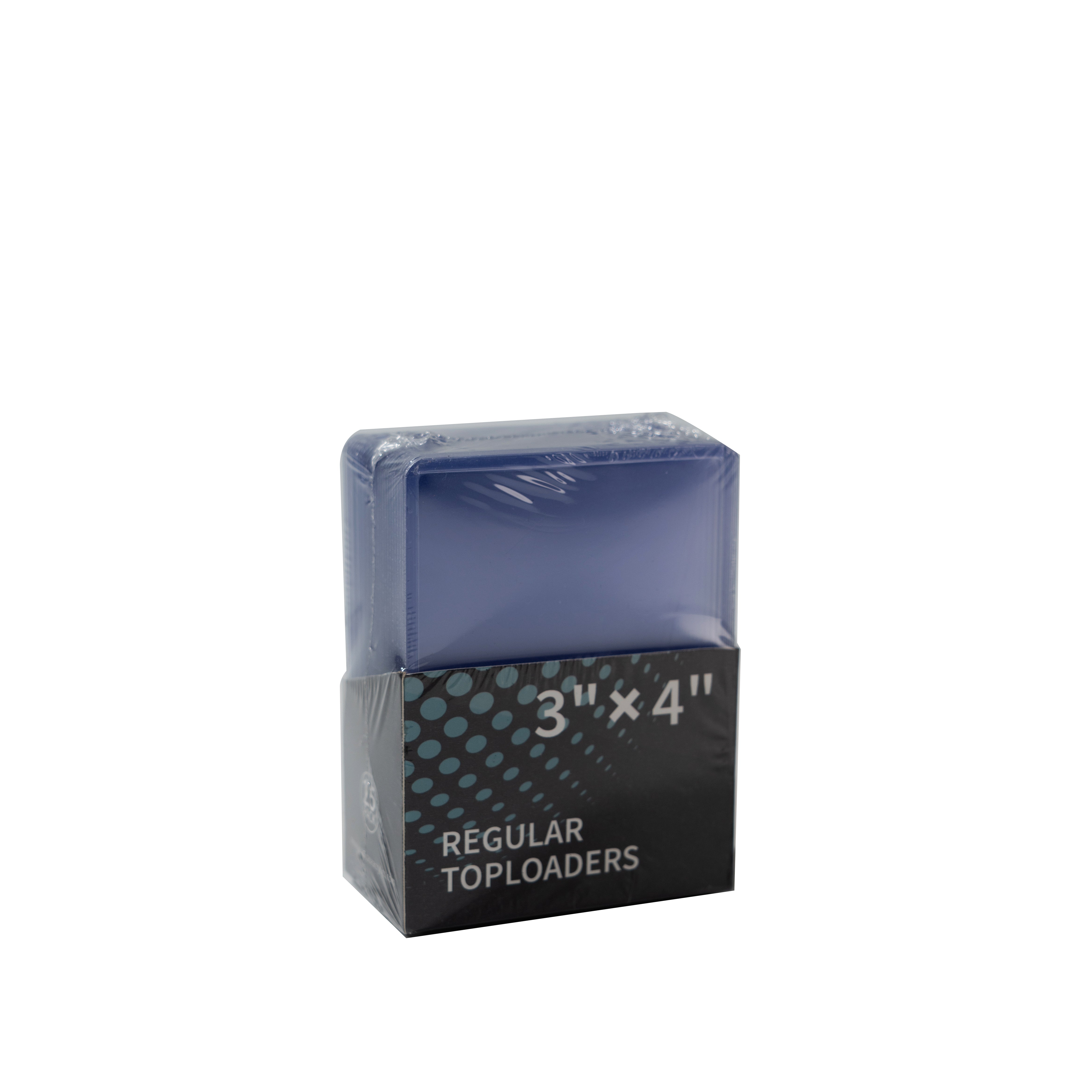 3" X 4" Clear Regular Toploader 25ct Top Loaders for Cards Baseball Card Protectors Hard Plastic Sleeves