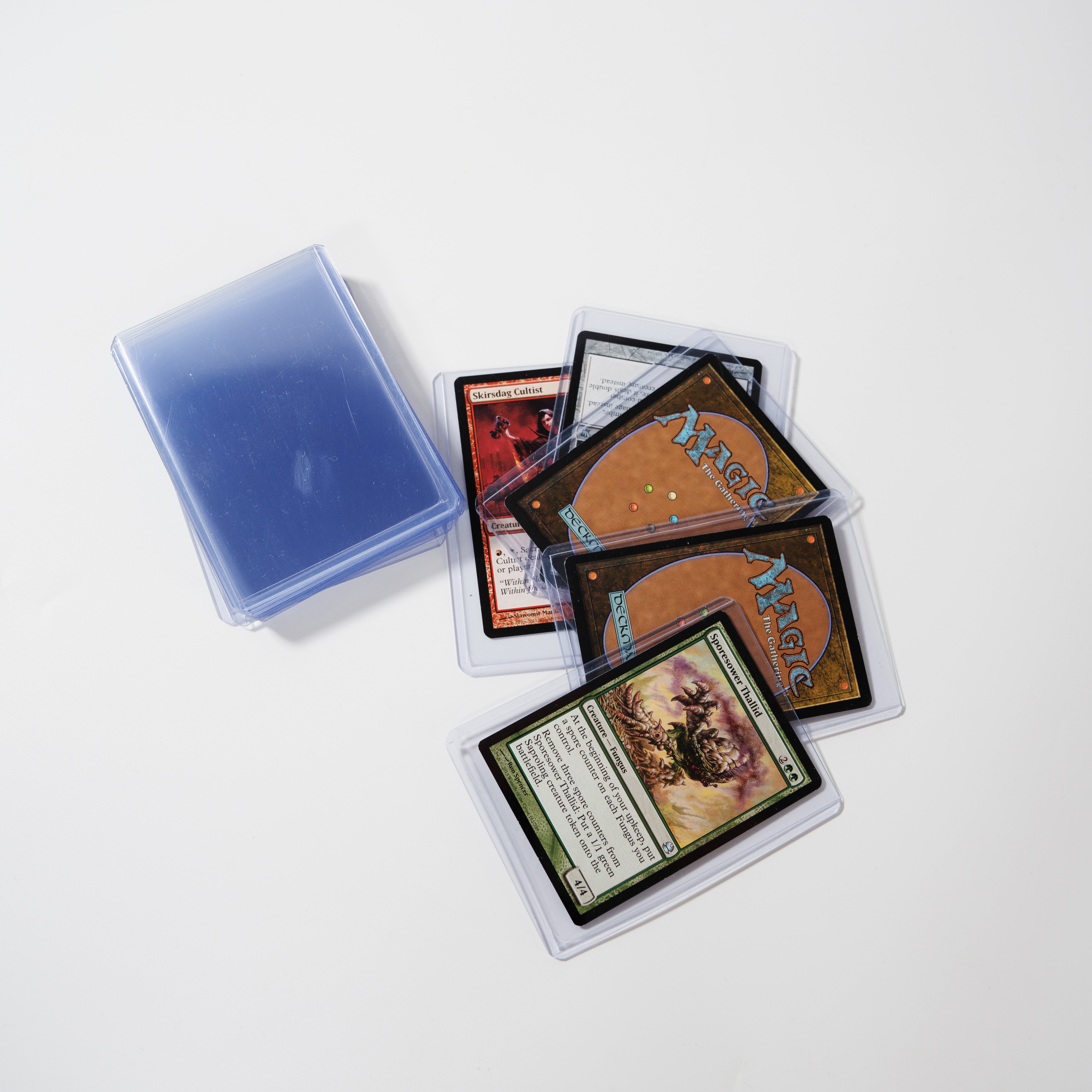 3" X 4" Clear Regular Toploader 25ct Top Loaders for Cards Baseball Card Protectors Hard Plastic Sleeves